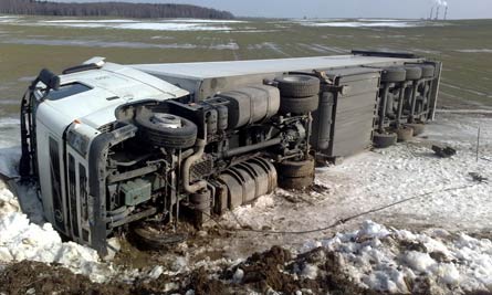 Подъем перевернутого транспорта — 6